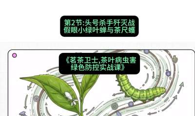第02节：头号杀手歼灭战&mdash;&mdash;假眼小绿叶蝉与茶尺蠖，课程：《茗茶卫士&mdash;&mdash;茶叶病虫害绿色防控实战课》#识农AI