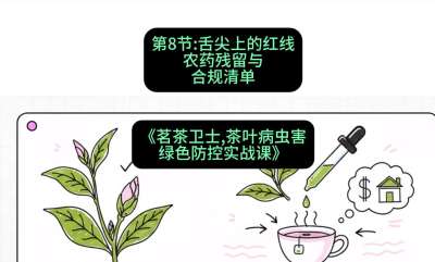 第08节：舌尖上的红线&mdash;&mdash;农药残留与合规清单，课程：《茗茶卫士&mdash;&mdash;茶叶病虫害绿色防控实战课》#识农AI